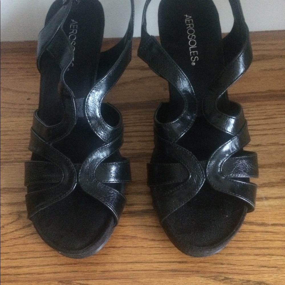 Black Aerosoles Sandals